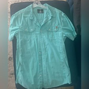 Mens I jeans by Buffalo button down shirt
